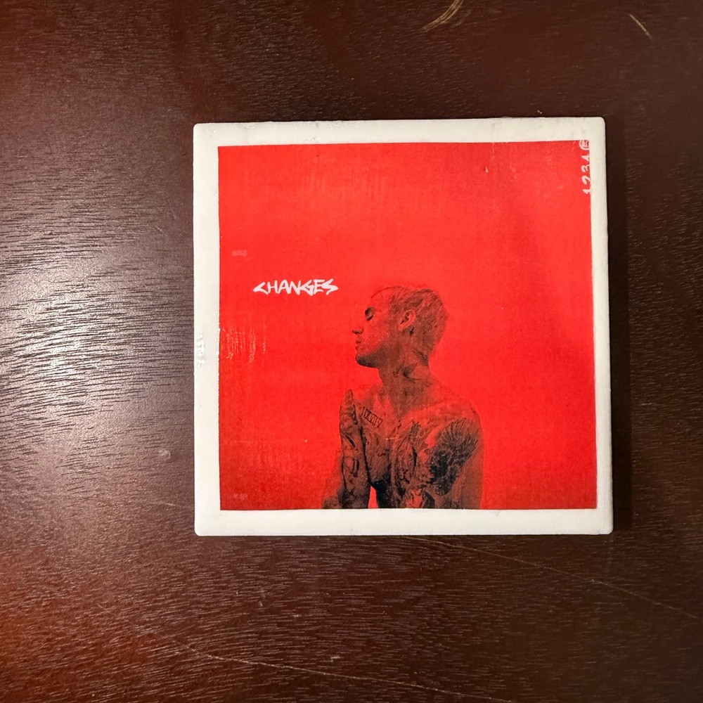 Album coaster - Justin Bieber  'Changes'